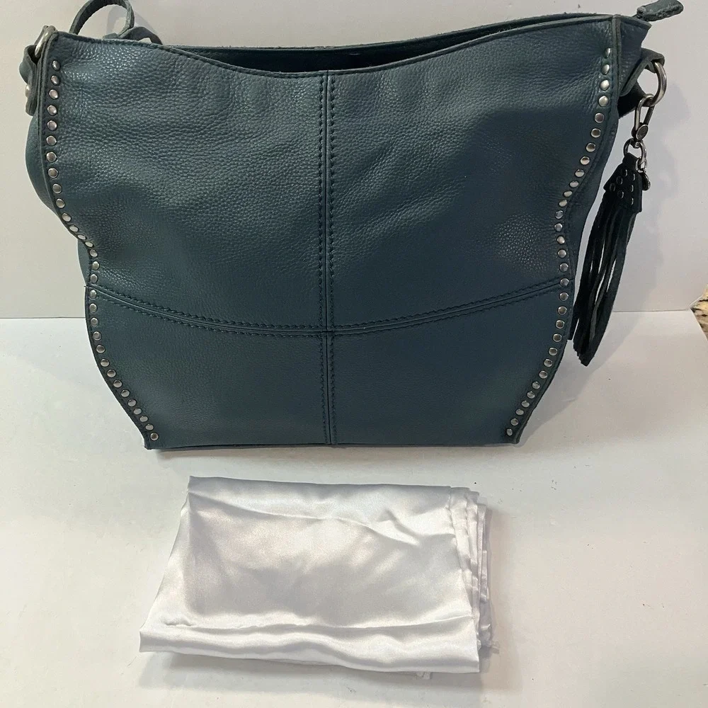 The Sac Silverlake Leather Hobo Blue‎ Bag